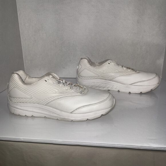 Brooks Addiction Walker 2 Shoes Mens Size 12 White Walking Sneakers 1103181D142 main image 9